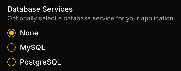 Database service